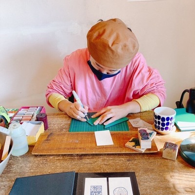  「norioはんこオーダー会 at 手紙舎 文箱」