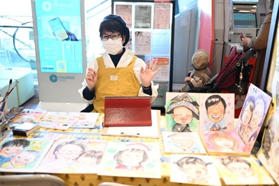 みんなの思い出を似顔絵で残しませんか？ 大人数割引き有！