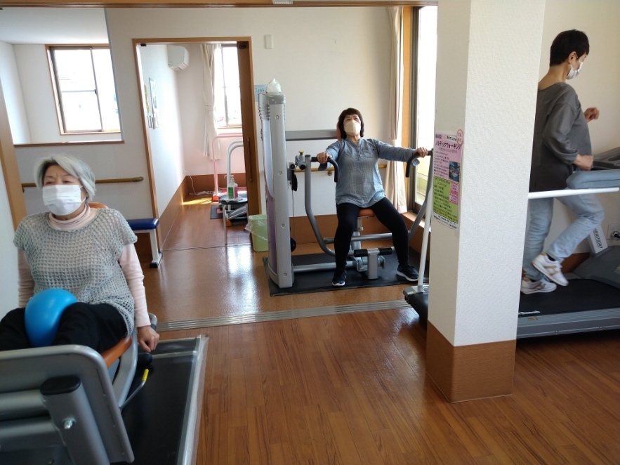 フィットネスマシン開放