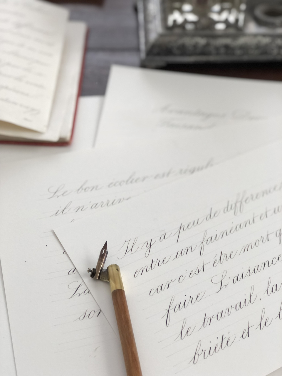 全5回コース【カリグラフィー講座】前田祐加先生～美しいアルファベットを綴りましょう～