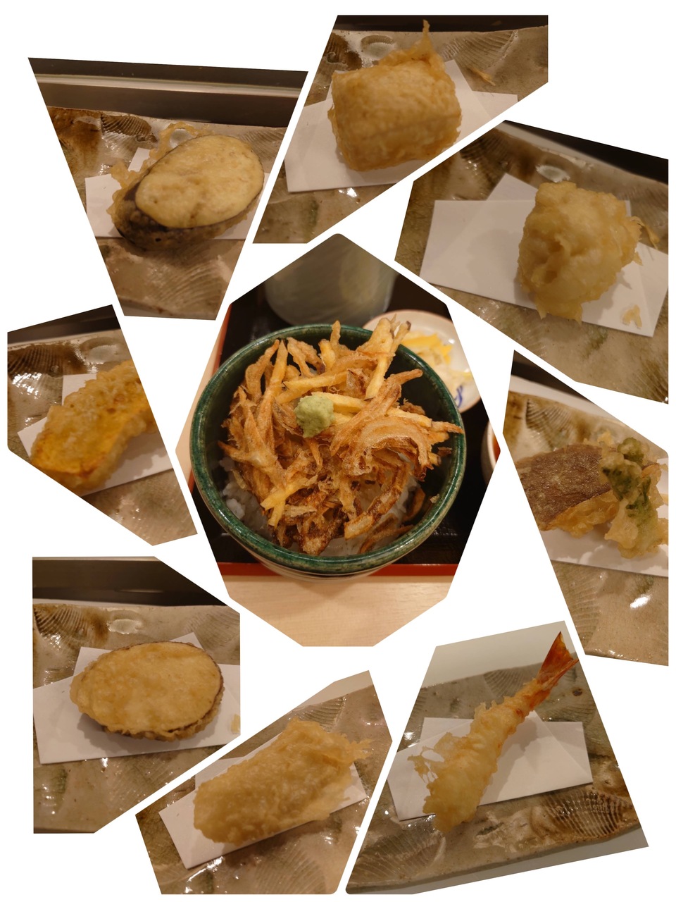 夜の天ぷらコース