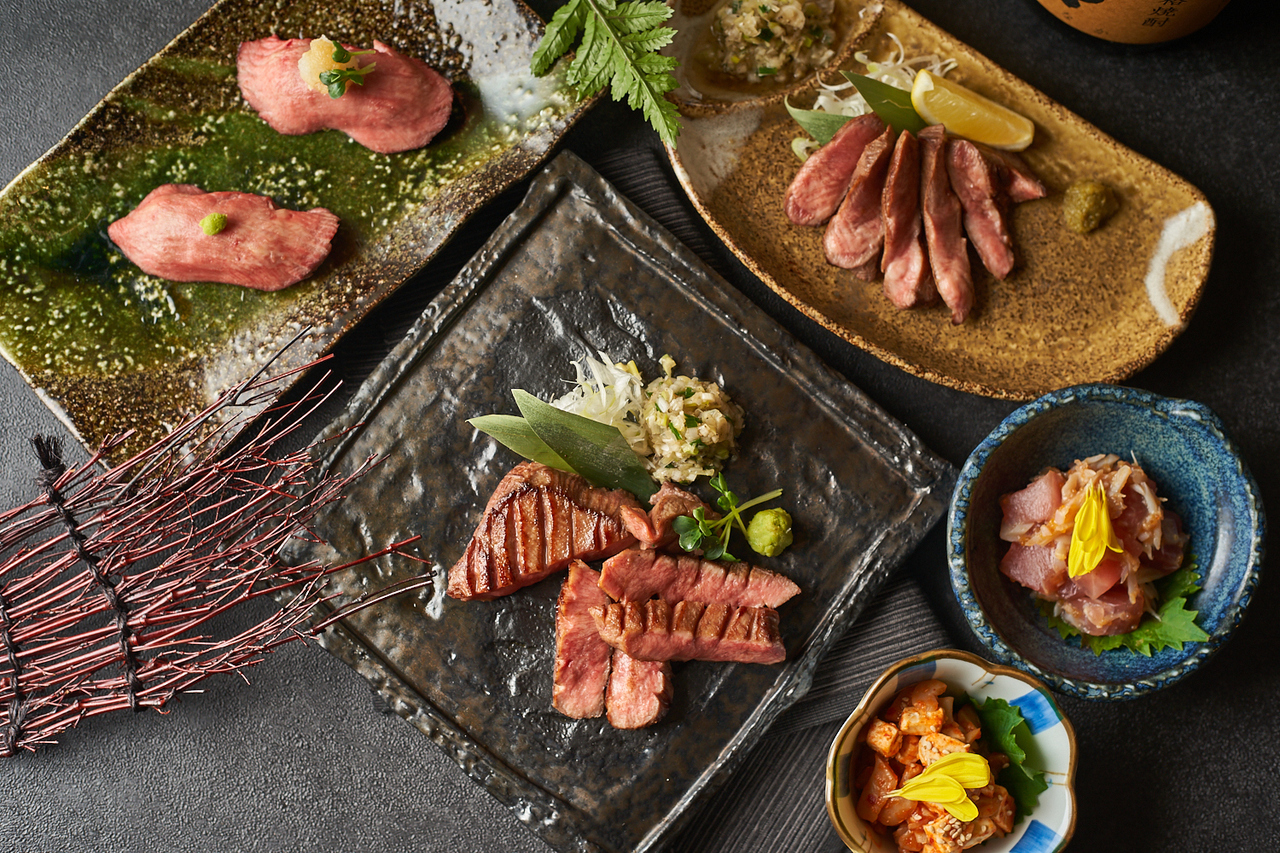 【特選和牛タン堪能コース◎2H飲み放題付】3,980円＜全7品＞