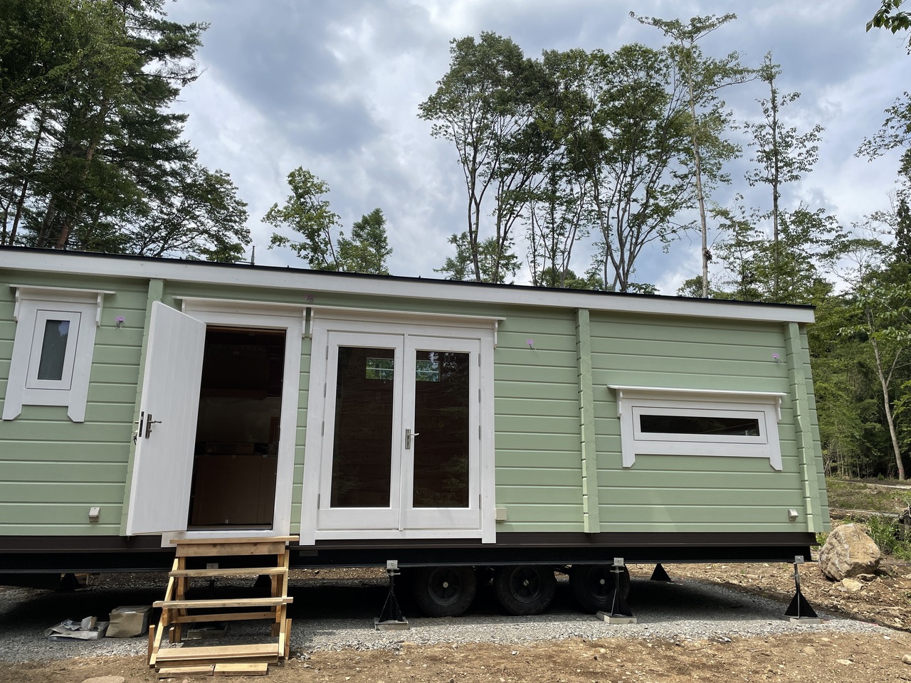 トレーラーログハウス見学会