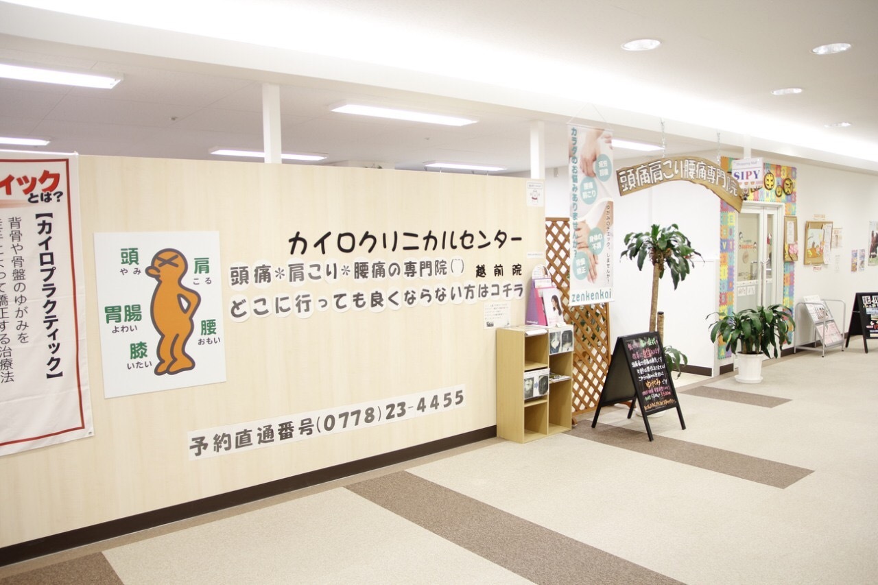カイロクリニカルセンター越前院予約受付