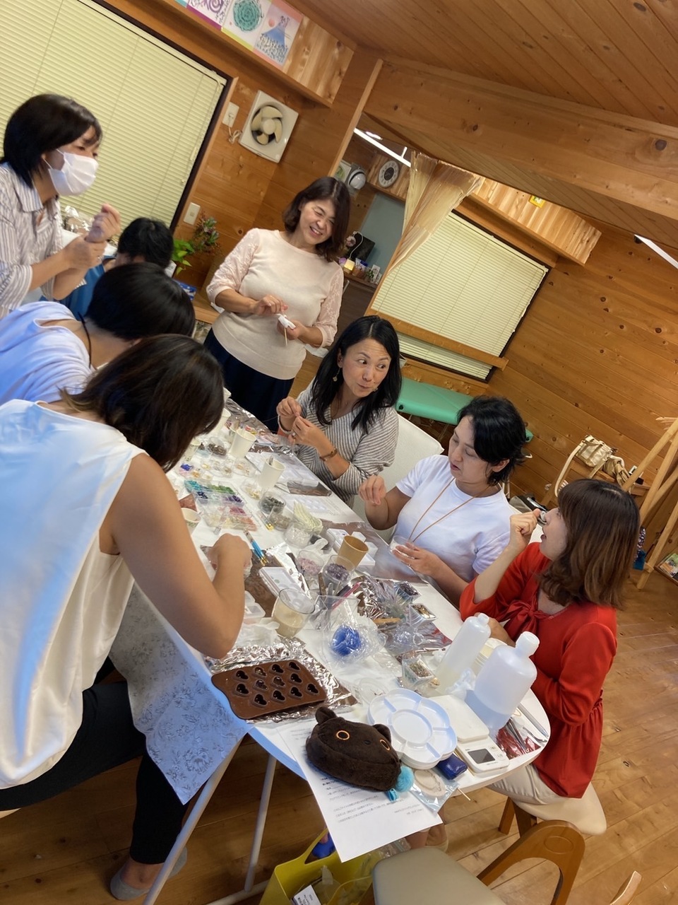 オルゴナイトの作り方ワークショップ