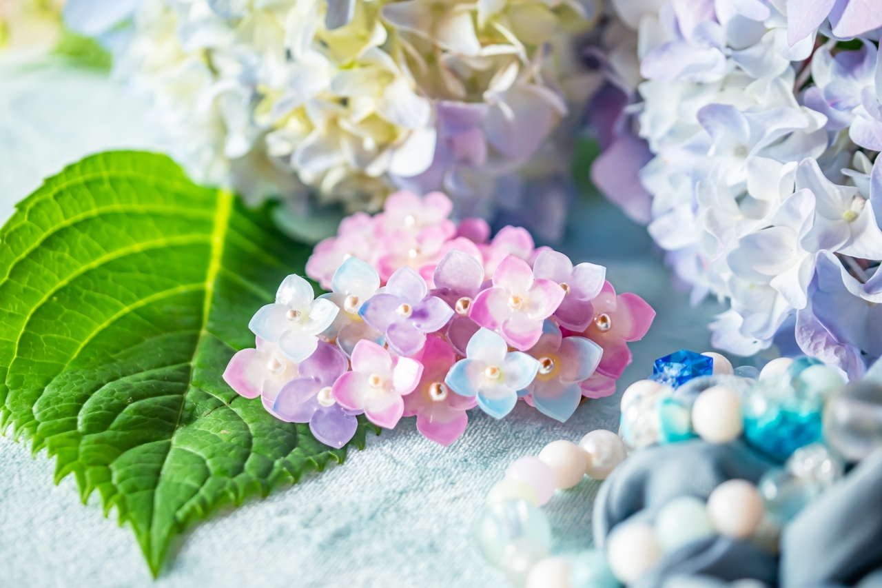 【足立区西新井】アジサイのヘアアクセサリー作り｜2021年6月13日(日)