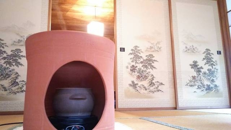 黄土よもぎ蒸し　薬草調合